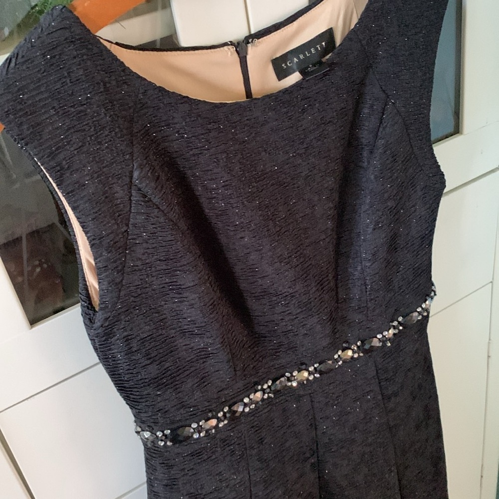 Scarlett sz 8 dress metallic shimmer euc evening formal - Picture 3 of 8